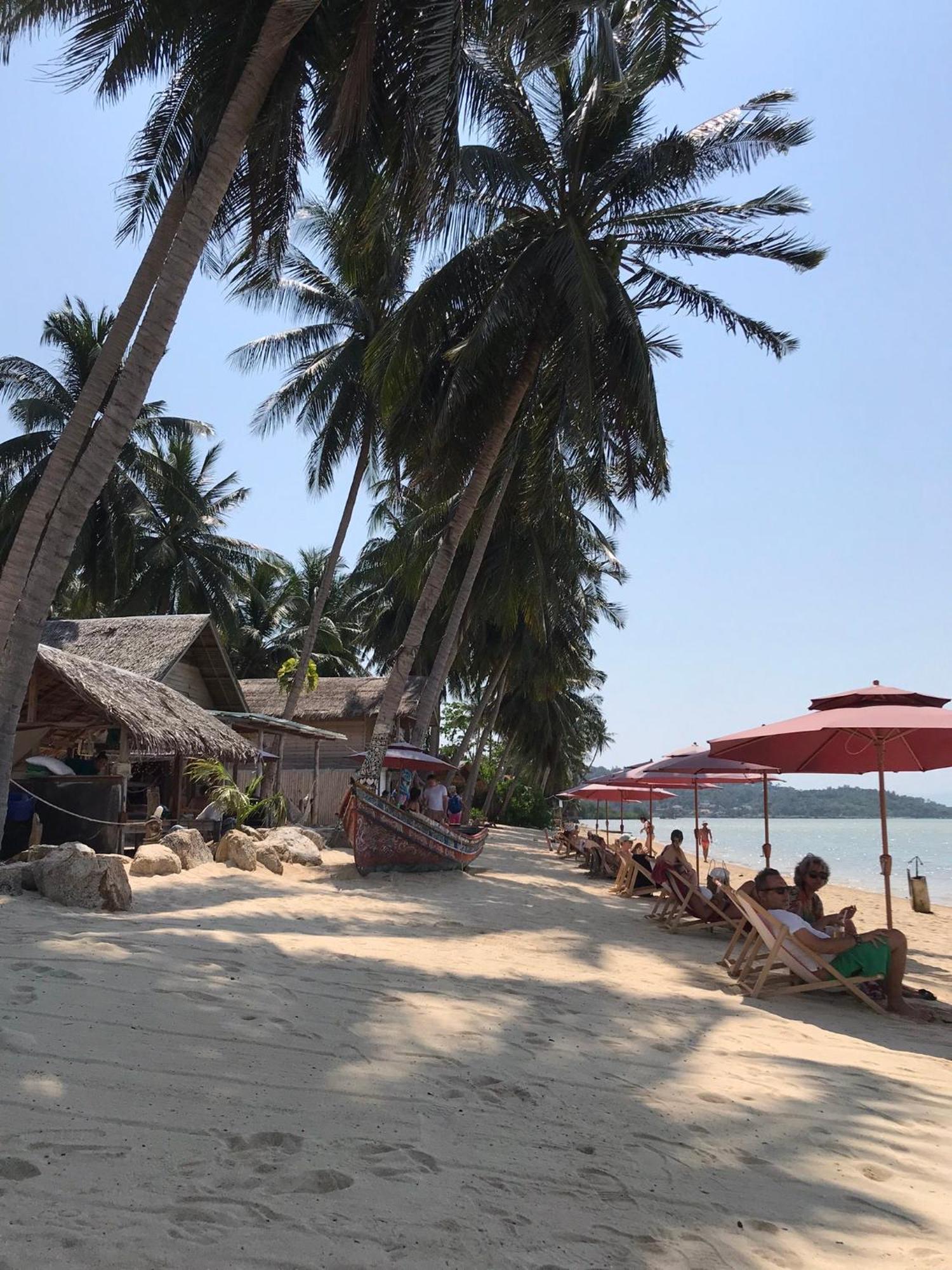 Castaway Beach Bungalows Srithanu Bagian luar foto