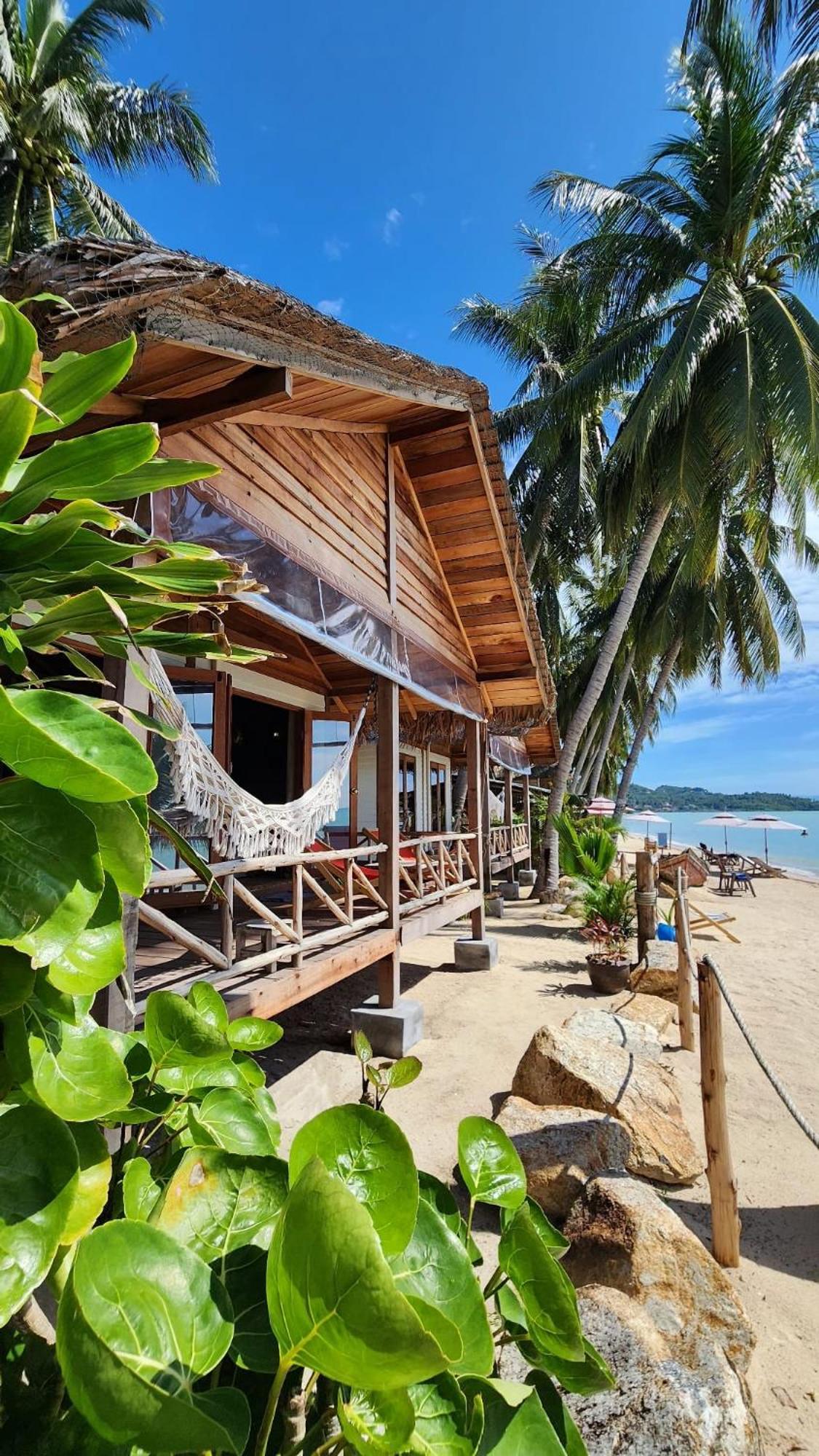 Castaway Beach Bungalows Srithanu Bagian luar foto