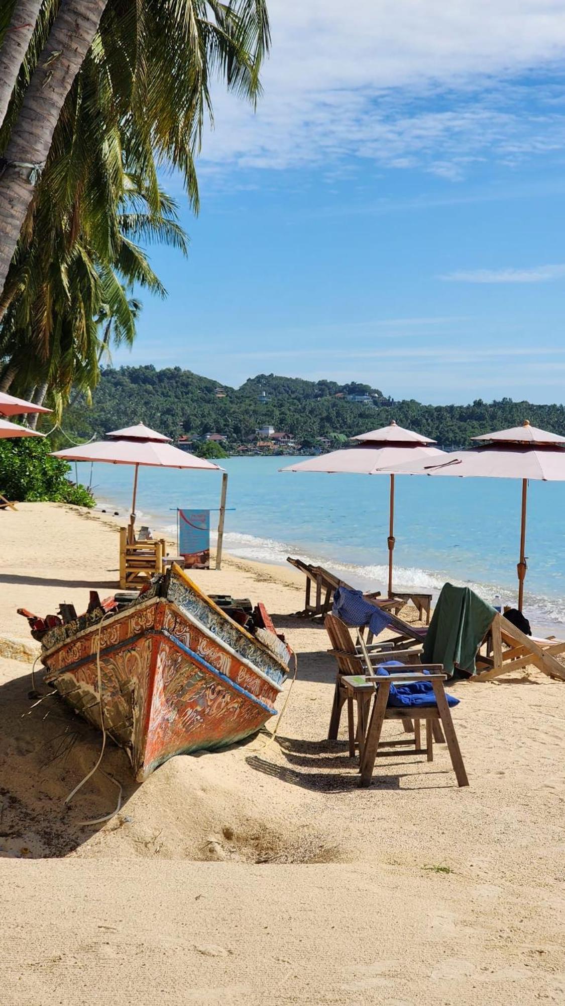 Castaway Beach Bungalows Srithanu Bagian luar foto